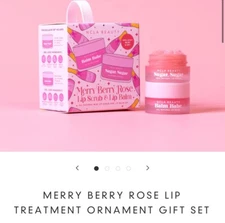 NClA Beauty Mini Scrub And Lip Balm Treatment Merry Berry Rose