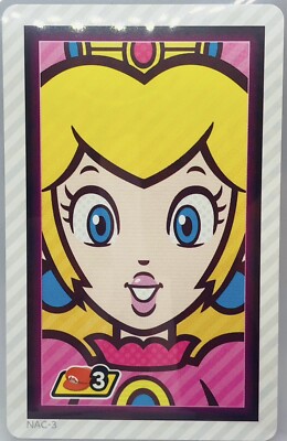 AR Card Princess Peach Nintendo 3DS Super Mario Bros NAC-3 | eBay