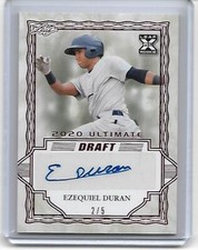 Ezequiel Duran 2020 Ultimate Leaf Draft RED XRC RC Auto SP Autograph Card /5 