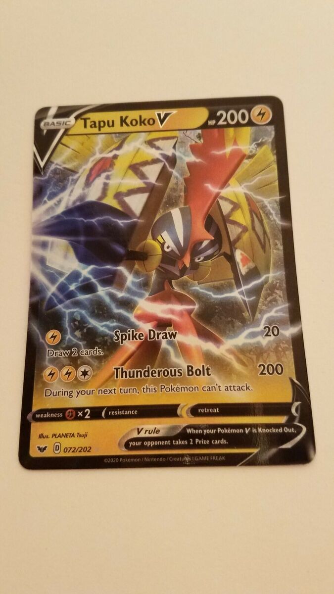 072-202 Tapu Koko V (IT) – MINT » Federicstore