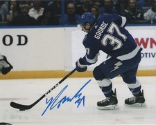 Tampa Bay Lightning Yanni Gourde Signed Autographed 8x10 Photo COA #3