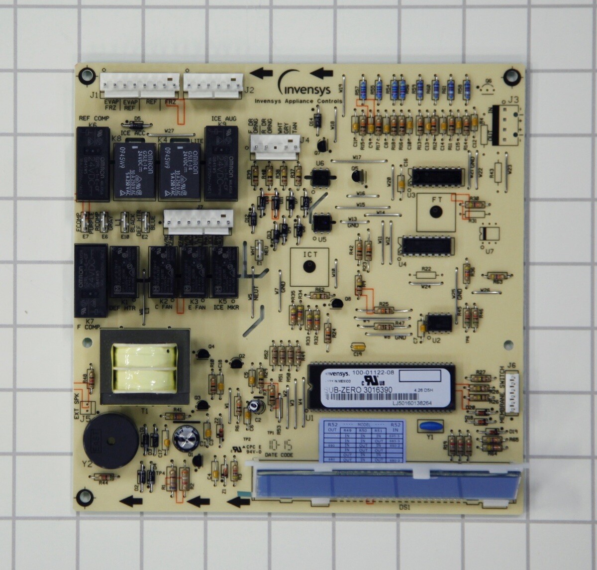 Sub-Zero 7002070 Control Board for 685/695 Factory Certified Part
