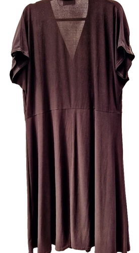 Afibel Black Midi Dress UK 22 - Gold Piping Evening Occasion Wear - Picture 2 of 6