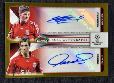 2024 Topps Finest Steven Gerrard Auto