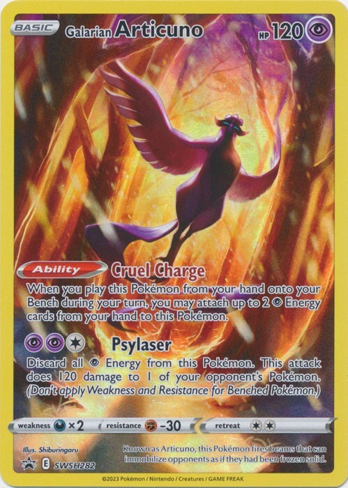 Galarian Articuno - SWSH282   Sword & Shield Promo Card Pokemon TCG