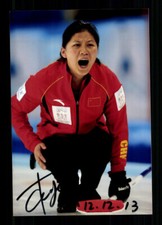 Vin Liu zdjęcie oryginalne podpisane curling + A 239111