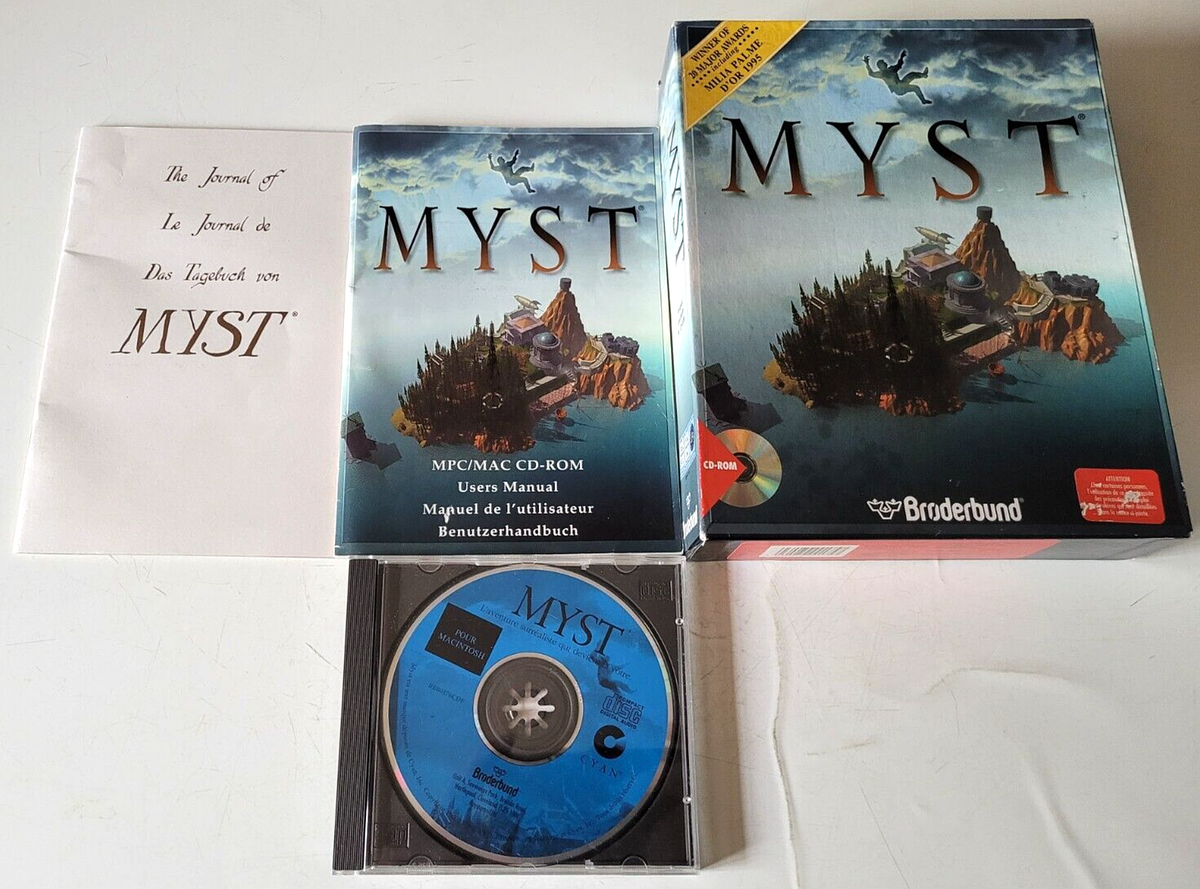 Myst Limited Edition – Jeu PC Big Box – Complet – Bon état