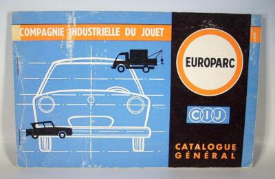 CIJ France Europarc Modell Katalog 32 seitig 50/60er Jh