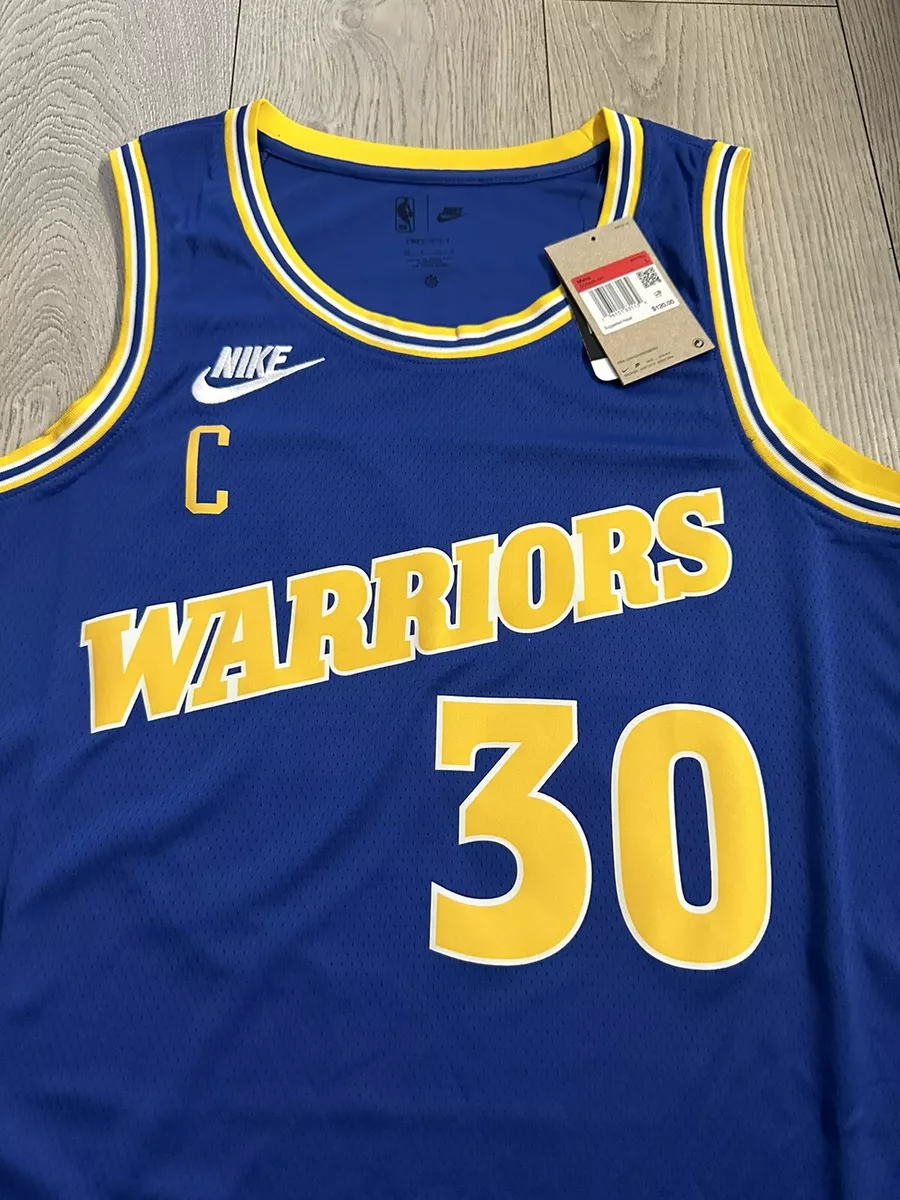 Golden State Warriors Nike Classic Edition Swingman Jersey - Blue - Stephen  Curry - Unisex