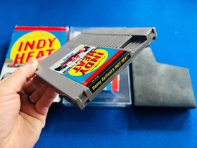 Danny Sullivan's Indy Heat NES Nintendo Box Manuale CIB Completo Inserti Promo