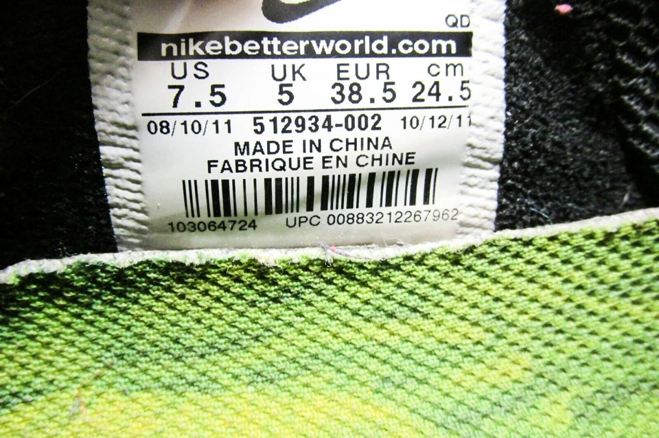 Nike Women Shoe Free Run II Size 7.5M Athletic Run Sneaker Pre Owned xq - Image 3 of 4