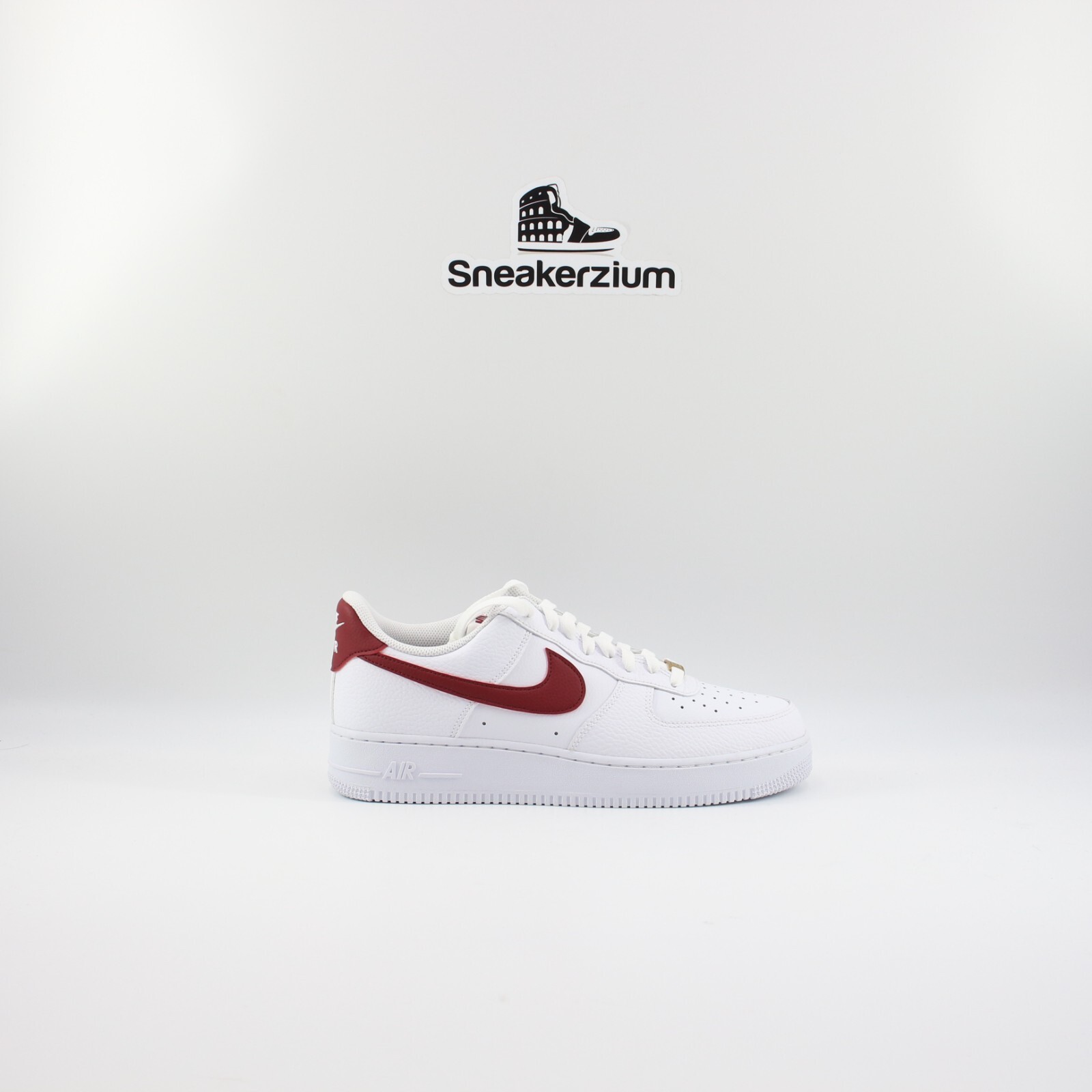 Nike Air Force 1 07 White Team Red CZ0326-100 Мужские Новые