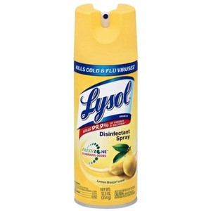 Lysol disinfectant spray Lemon breeze scent (019200878715)