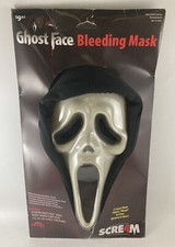 Scream Ghost Face Bleeding Mask 2010 Fun World New Sealed