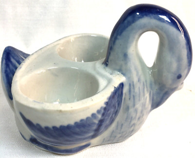 Vintage Rex Hotel Saigon Swan Figured Egg Holder