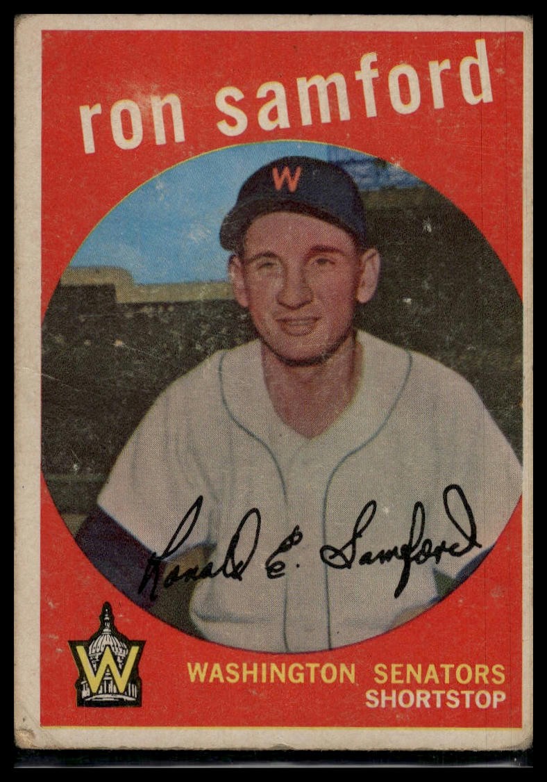 1959 Topps #242a Ron Samford RC