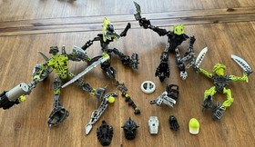 Lego Bionicle Gadunka Incomplete Set 8922 Plus Other Figures/Mask/Weapons
