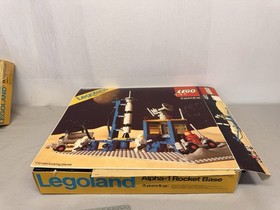 Vintage 1979 LEGO Space 483 Alpha-1 Rocket Base Almost  Complete OG Box & Manual