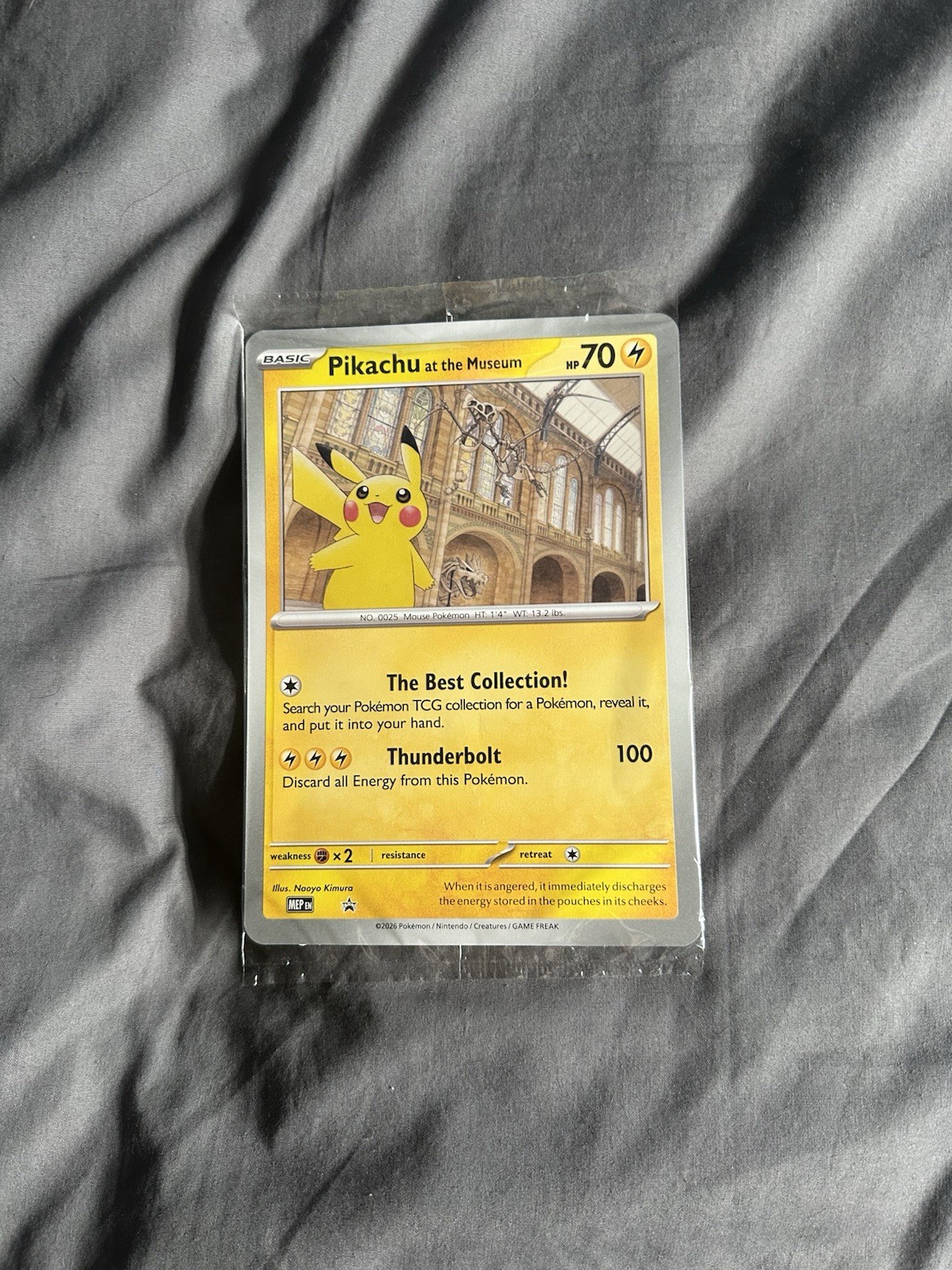 Pikachu At The Museum Promo Card Pokémon TCG