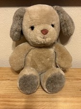 Vintage Russ Berrie Dog Puppy Plush Light Brown Dunhill Stuffed Animal 11 Rare