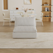 Cloud Sofa,Corduroy Fabric,Deep Seat Couches,Double-layer design,Removable Cus