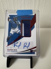 2021 Panini Immaculate Collection Rookie Patch Autographs Keibert Ruiz #122 /49