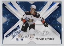 2022-23 SPx Radiance F/X Blue 105/399 Trevor Zegras #RFX-21 a3q