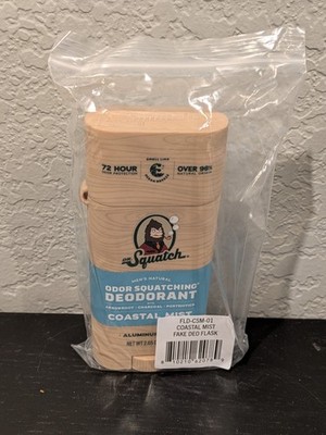 Dr Squatch Deo Flask - Coastal Mist Deodorant Drinking Flask - New