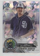 2018 Bowman Scouts' Top 100 Atomic Refractor 134/150 Cal Quantrill #BTP-47 a2v