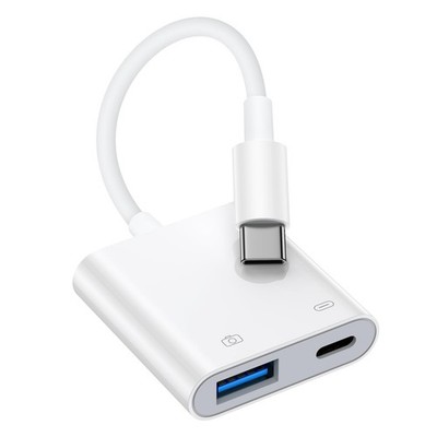 USB C to USB Camera Adapter USB 3.0 Female OTG for iPhone 17 16 15 - Fast