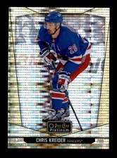 CHRIS KREIDER 2024/25 O-PEE-CHEE PLATINUM #123 SEISMIC GOLD PARALLEL #/50 BF9276