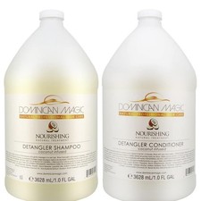 Dominican Magic Coconut Detangler Shampoo and Conditioner - Natural Hydrating...
