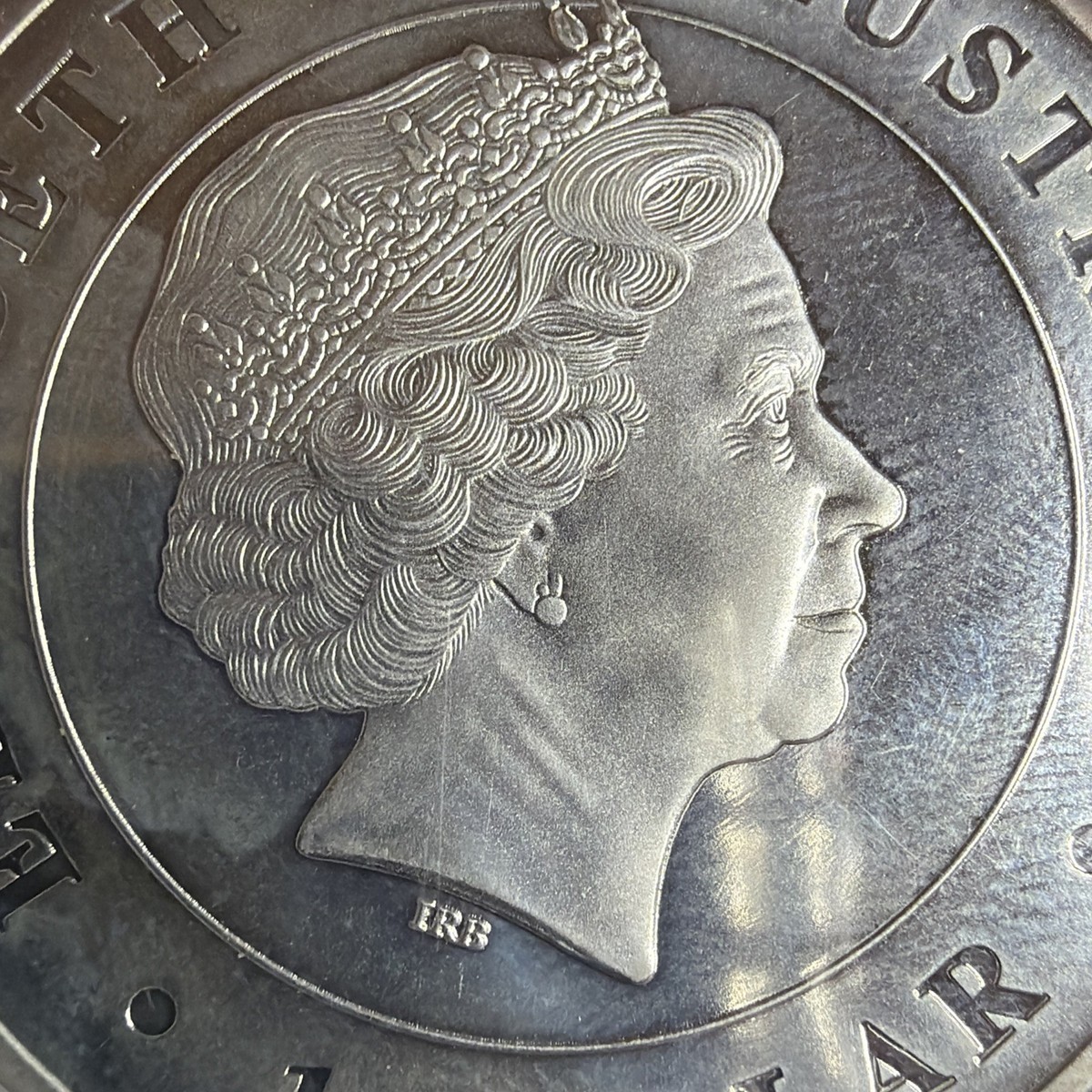 2015 1 Oz .999 Silver Perth Mint Australia $1 Australian Funnel