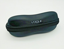 Vogue Eyeglass Case Zipper Closure Felt Lined