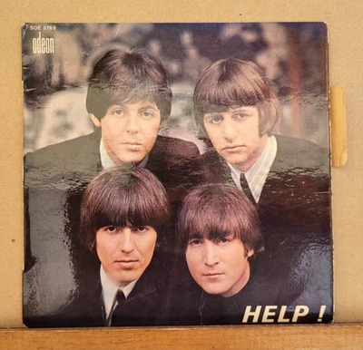Les Beatles Help ! - EP 7" Fra1965 – SOE 3769 Avec LANGUETTE Titre HELP Décalé - Photo 1/4