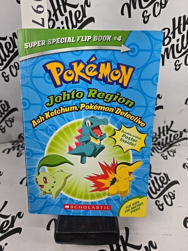 Ash Ketchum Pokemon Detective/I Choose You! Johto/Kanto Flip Book 4 ...