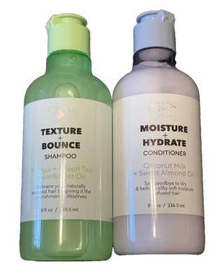 Bolero Texture Bounce Shampoo Moisture Hydrate Conditioner