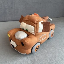Disney Pixar CARS Tow Mater Plush Brown 14”