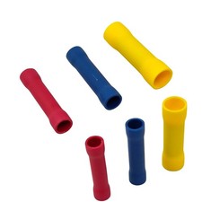 Insulated Butt Connectors Straight Crimp Terminals Electrical Wire Cable Join
