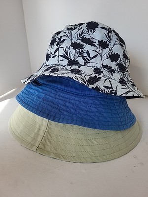 3 ONE SIZE Bucket Hats Steve Madden, Calvin Klein,Panama Jack