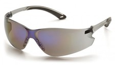 Pyramex ITEK Safety Glasses with Blue Mirror Lens
