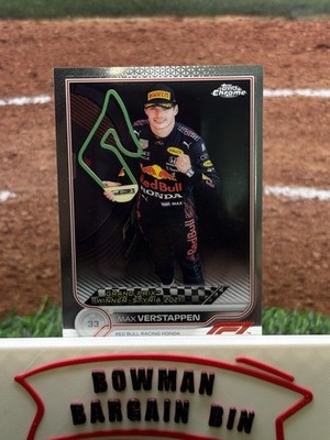 2022 Topps Chrome Formula 1 - Grand Prix Winners Max Verstappen #158