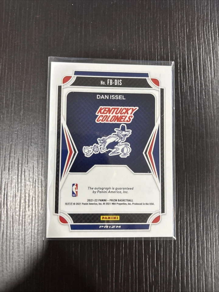 🎱 2021-22 Panini Prizm Fast Break Auto Dan Issel #FB-DIS Auto Salón de la fama Foto 2 de 2