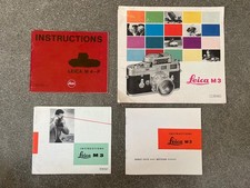 Leica manuals - M3, M4-P