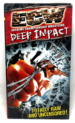#ad ECW Extreme Championship Wrestling Deep Impact VHS Tape TAZ sabu STEVE AUSTIN $9.99
