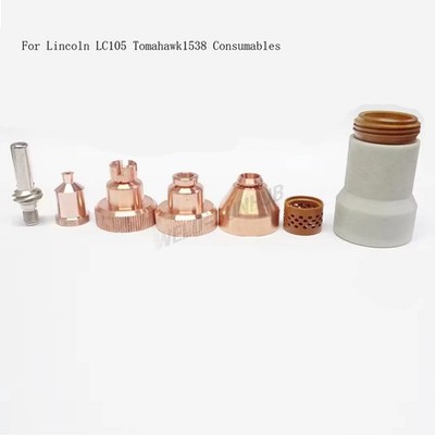 Electrode Nozzle Shield for Lincoln LC105 Tomahawk1538 plasma Torch consumables