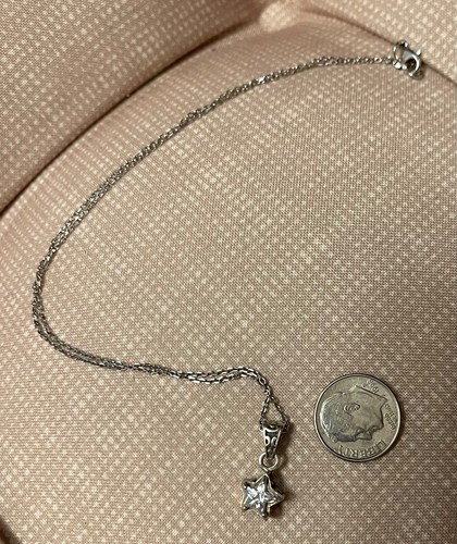 Silpada Sterling Silver 925 CZ Star Pendant LM12