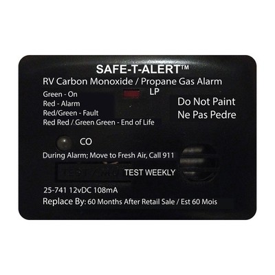 MTI Industry 25-741-BL Safe-T-Alert   LP & CO ALARMS & DETECTORS RV