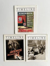 Lot 3 Timeline Magazines Ohio Historical Society- 1991, 1993, 2002 WWII History