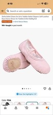 Stelle Ballet Shoes for Toddler Ballet Slippers Soft Leather Dance Shoes Sz 6